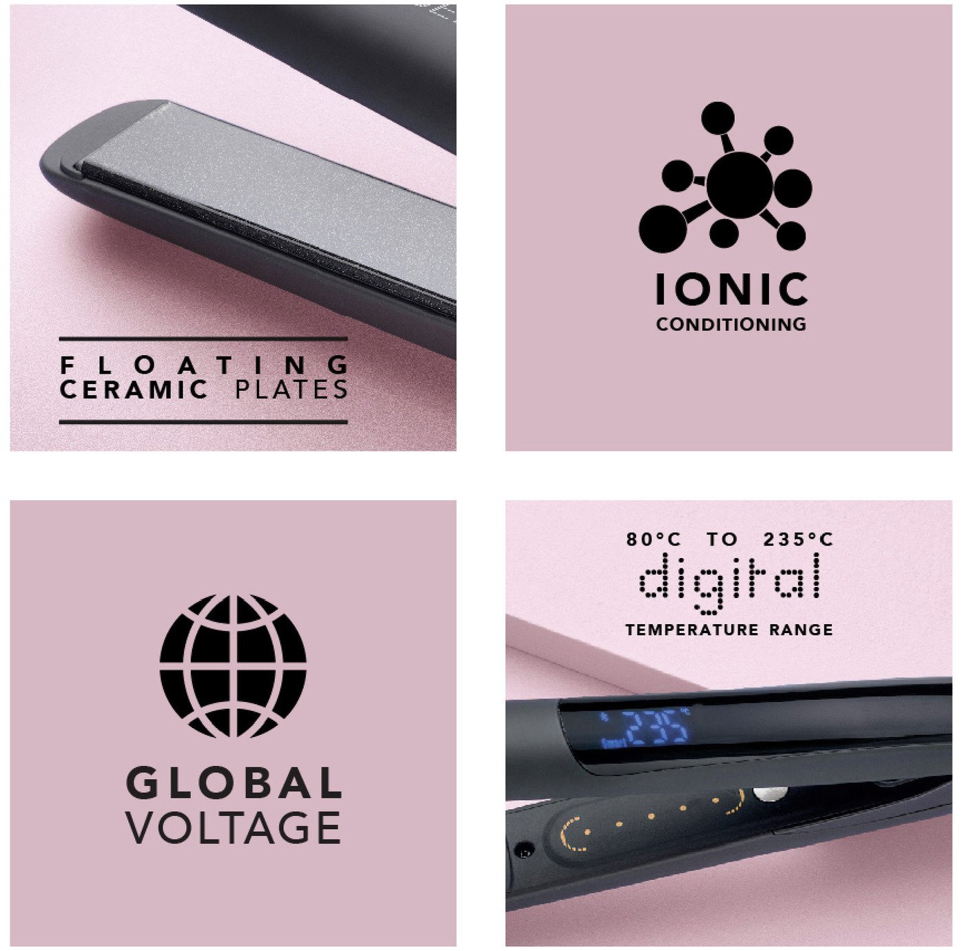 Glamoriser GLA045A Bluetooth Hair Straightener Reviews