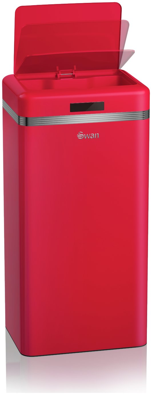 Swan Retro 45 Litre Sensor Bin Red (7436550) Argos Price Tracker