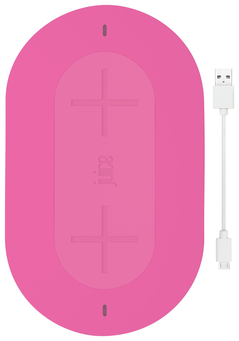 Juice Duo Pad Qi Enabled 10W Wireless Charger Pink (8540995) Argos