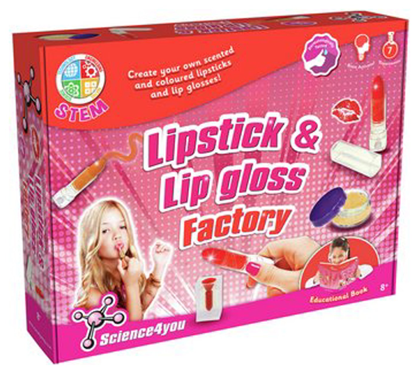 Science4You Lipstick & Lip Gloss Factory (8541200) Argos Price