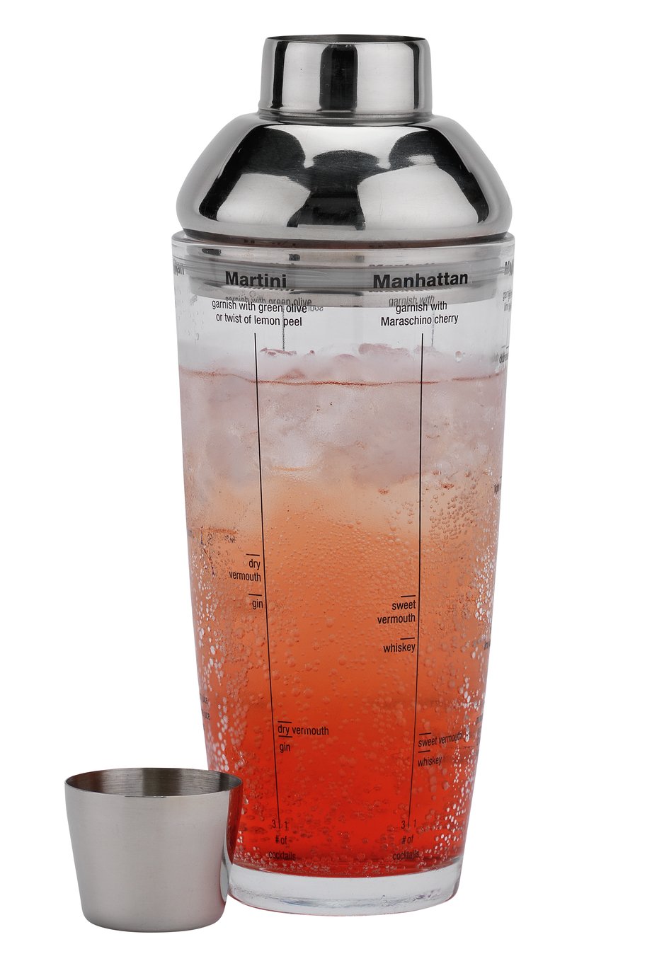 Sainsbury's Home Stainless Steel & Glass Cocktail Shaker Reviews