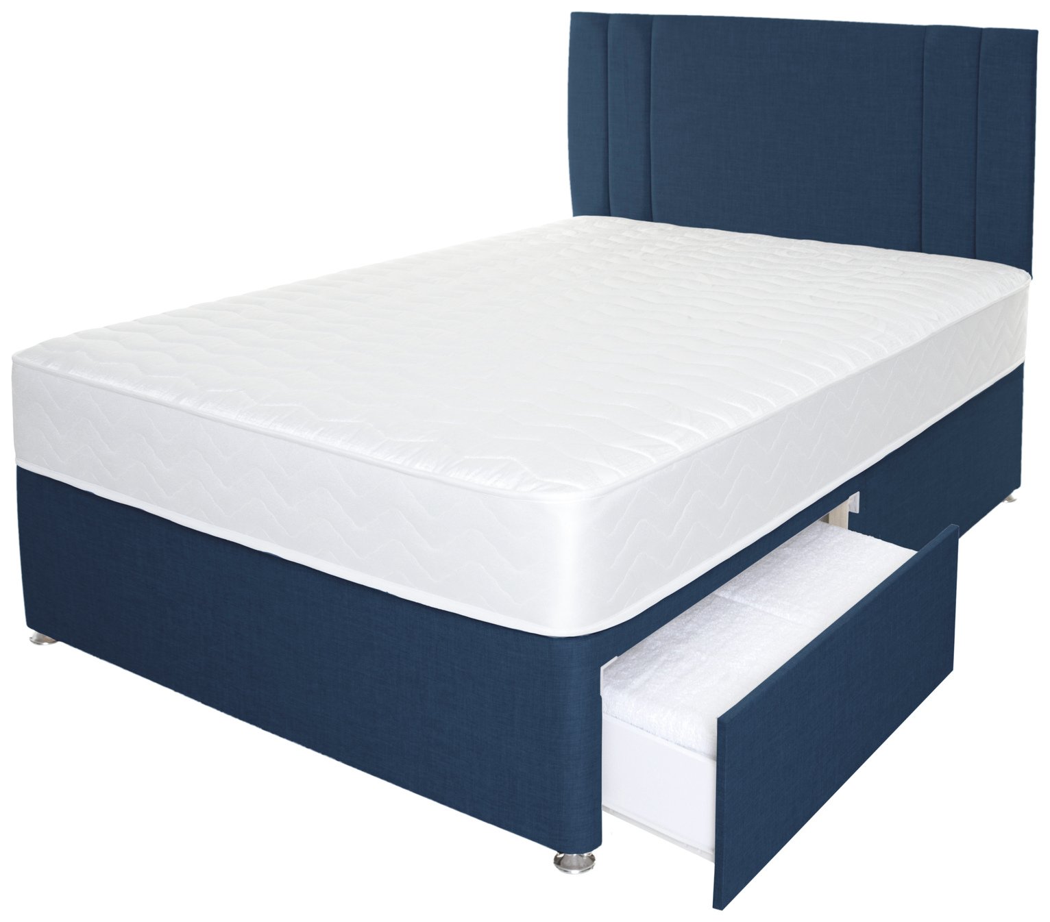 Airpsrung Henlow 1200 Mem 2Drw Divan Bed & Headboard Reviews