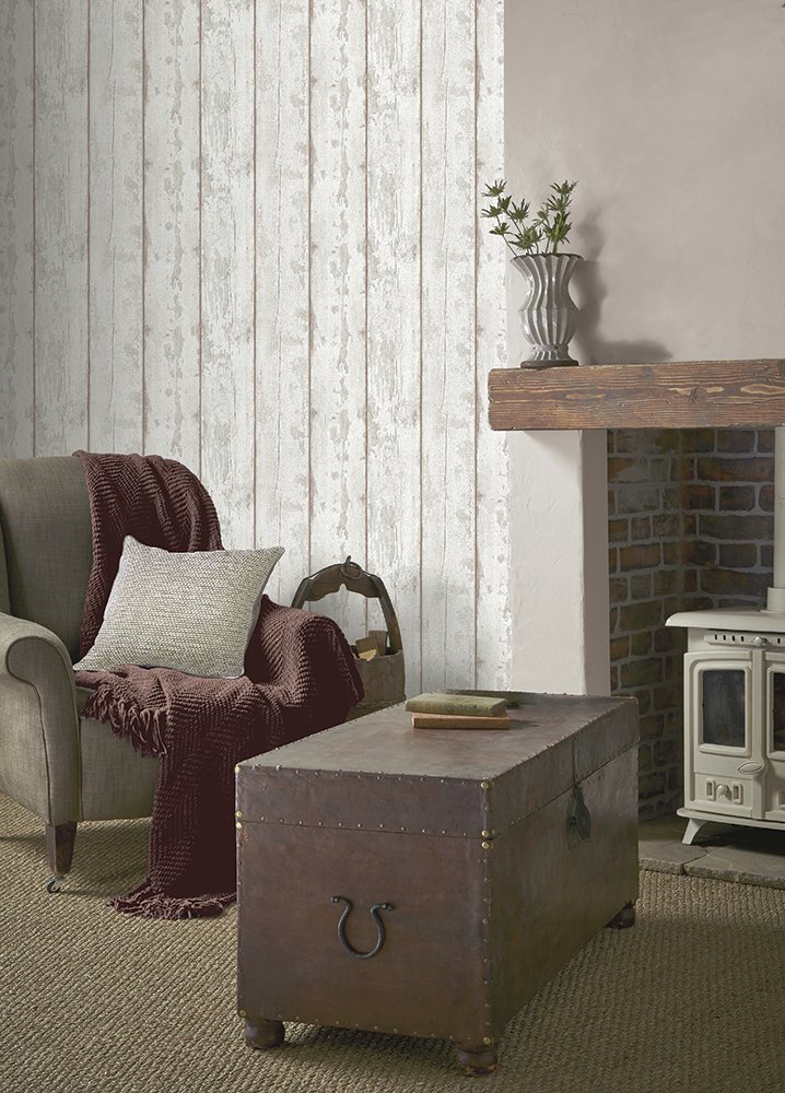 Arthouse Whitewashed Wood Wallpaper Reviews
