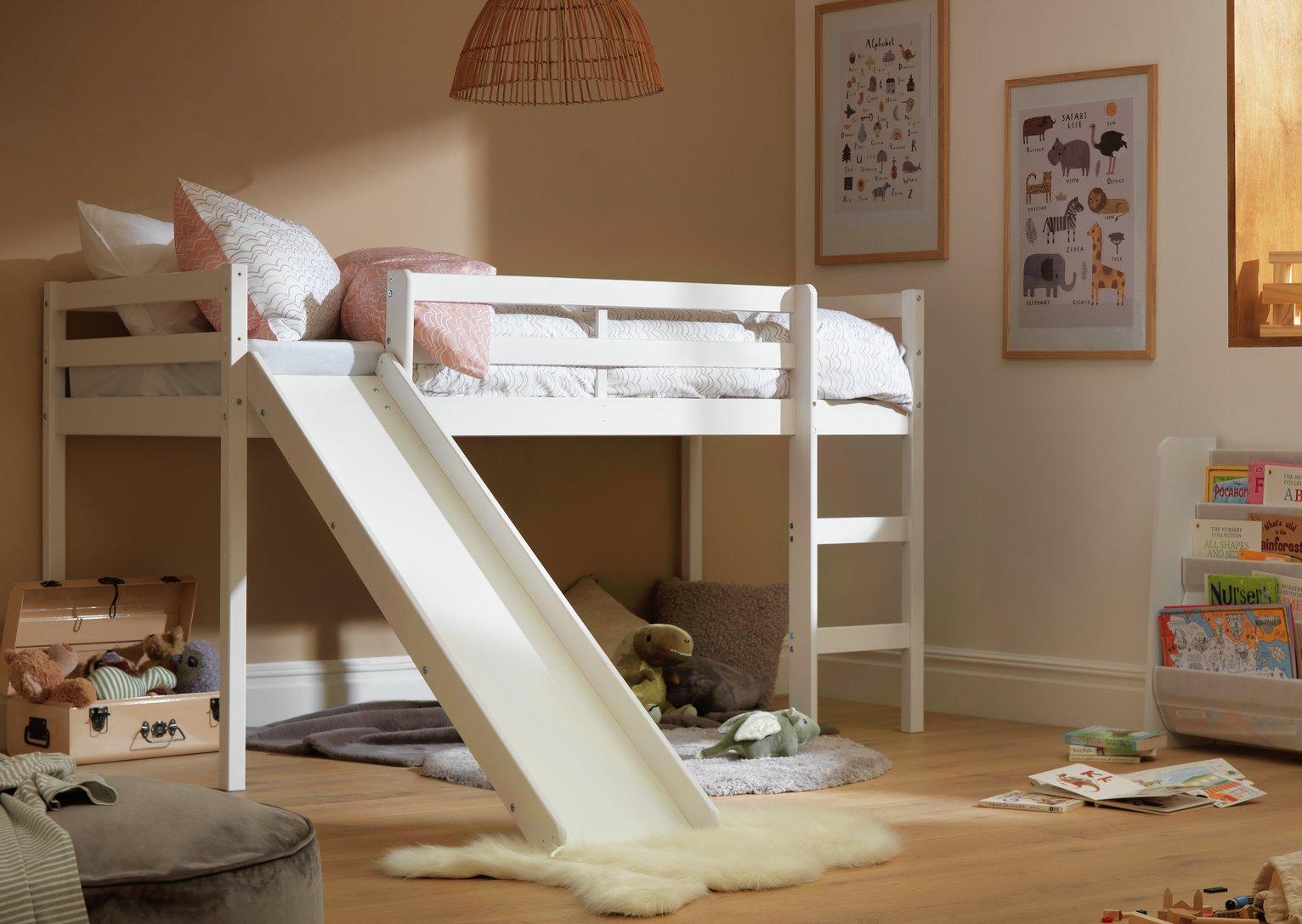 Argos Home Kaycie White Mid Sleeper with Slide Reviews