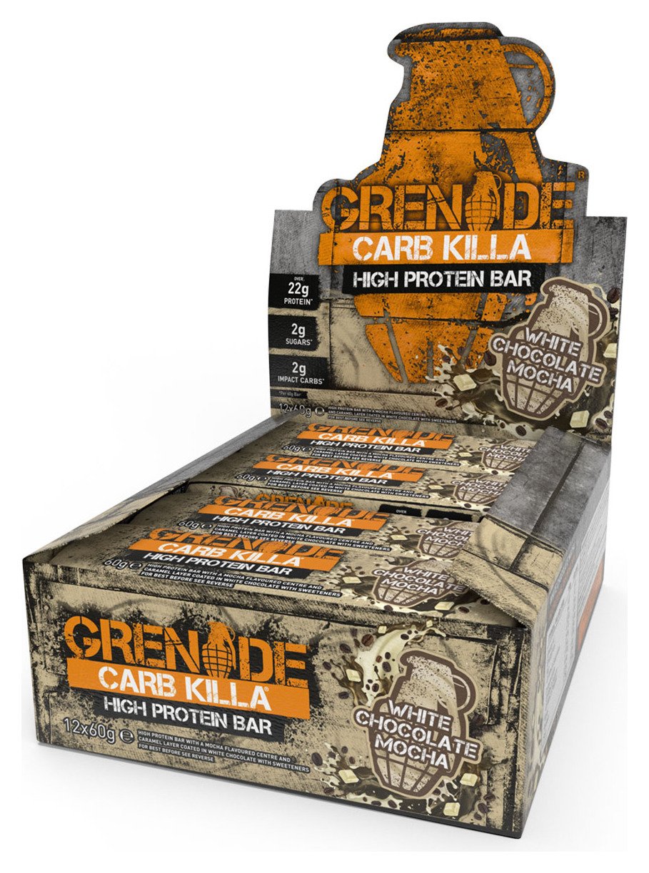 Grenade Carb Killa White Choc Mocha Protein Bars Reviews