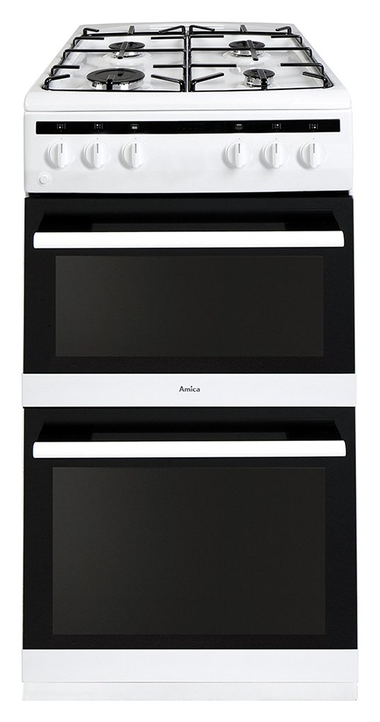 Amica AFG5500WH 50cm Double Oven Gas Cooker Reviews