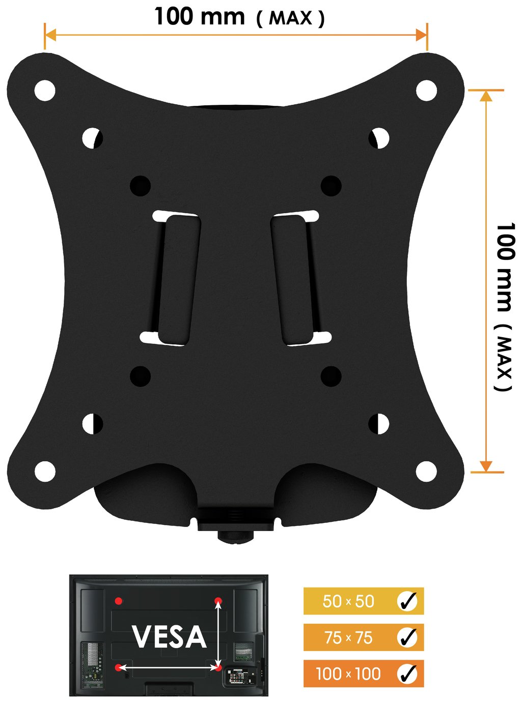 AVF Standard Flat to Wall Up to 25 Inch TV Wall Bracket Reviews