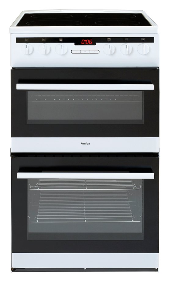 Amica AFC5550WH 50cm Double Oven Electric Cooker Reviews