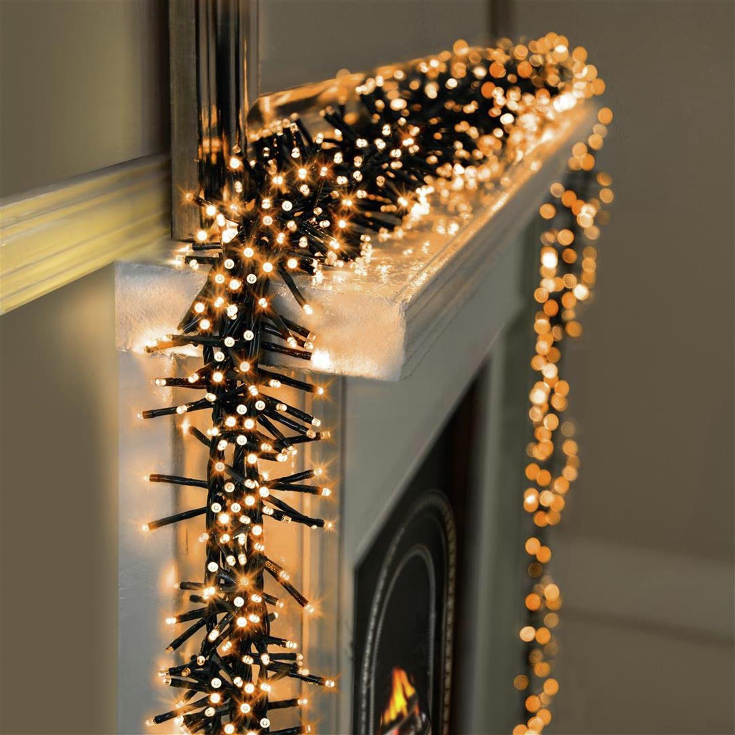 Premier Decorations 960 LED Timer Lights Vintage Gold (8588524