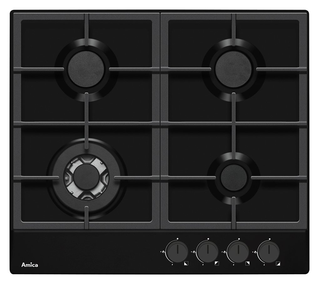 Amica PGZ6412B Cast Iron Gas Hob Reviews