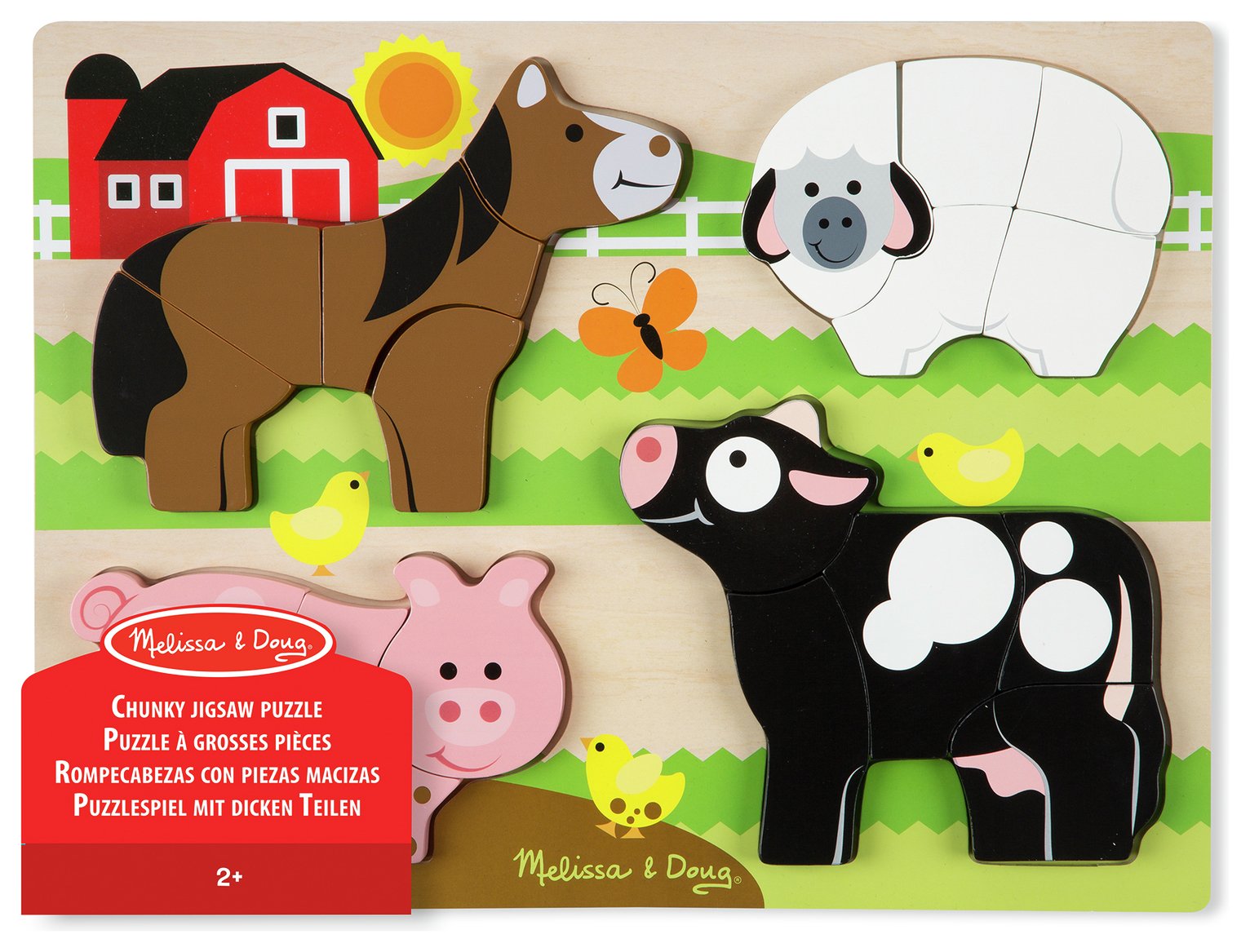 Melissa & doug Chunky Wooden Animals Jigsaw Reviews