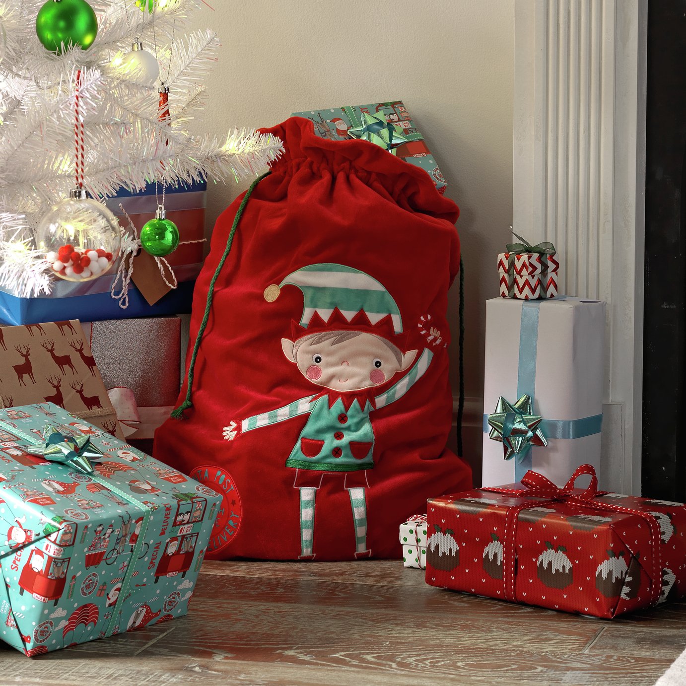 Argos Home Santa's Town Present Sack Reviews