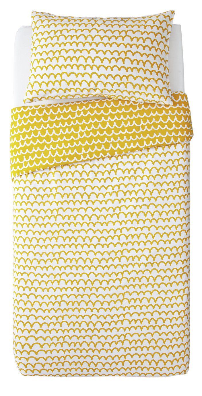 Argos Home Mustard Squiggle Bedding Set Reviews