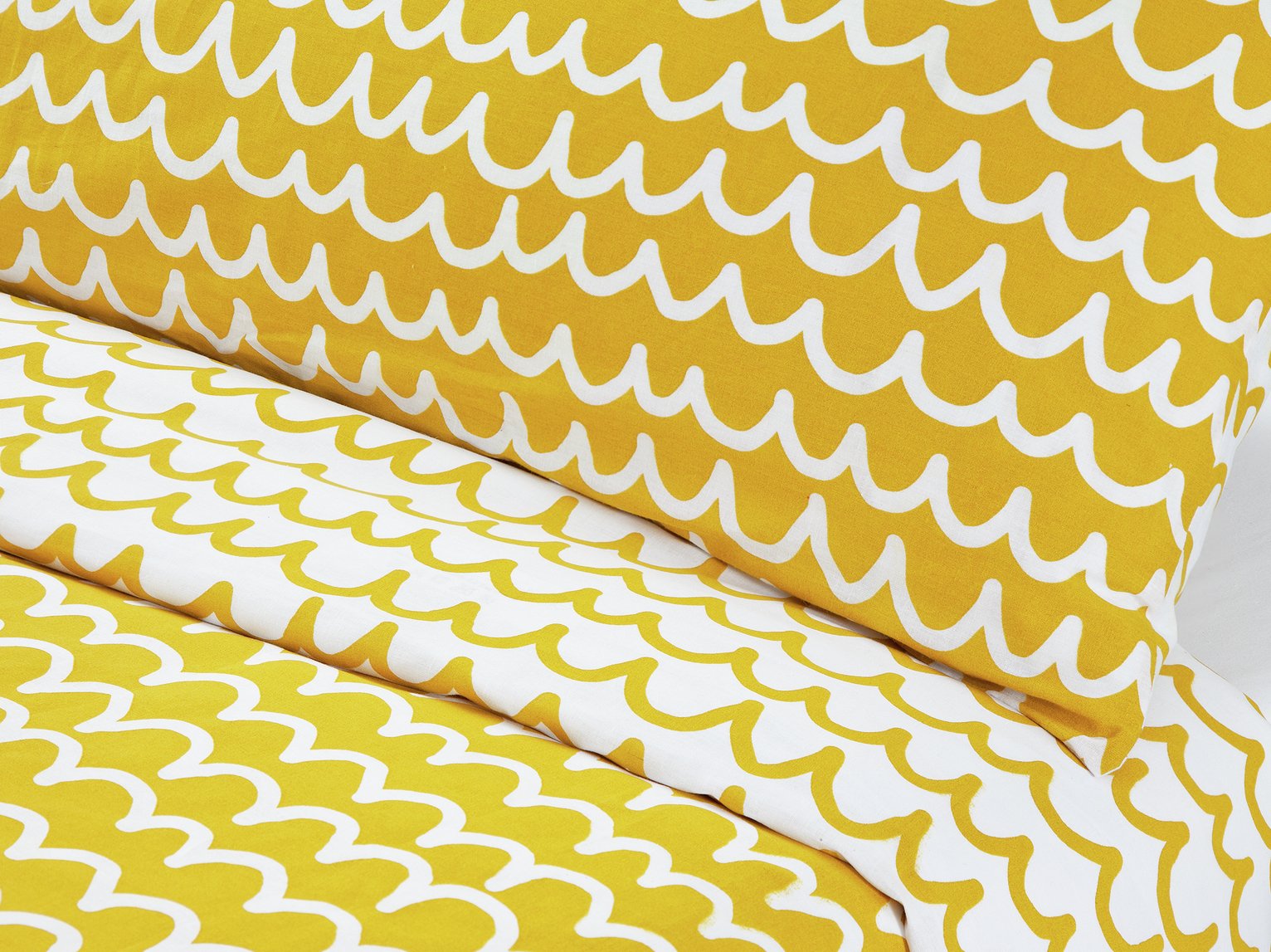 Argos Home Mustard Squiggle Bedding Set Reviews