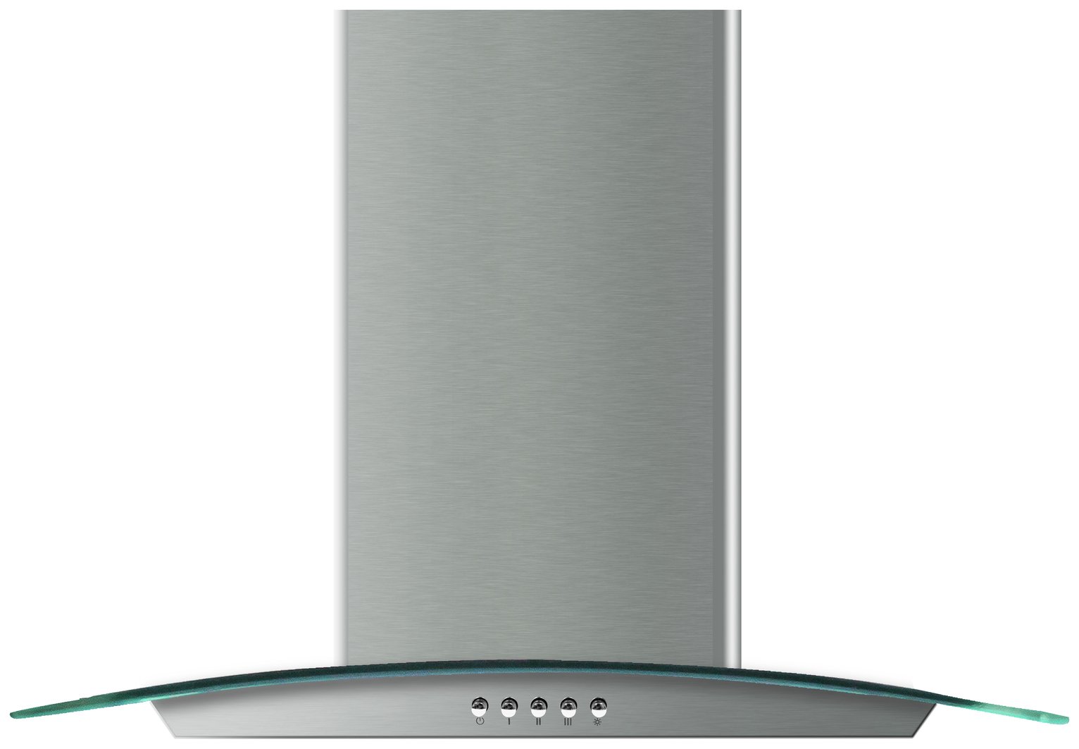 Bush BGH60SS 60cm Glass Cooker Hood Stainless Steel (8629562) Argos