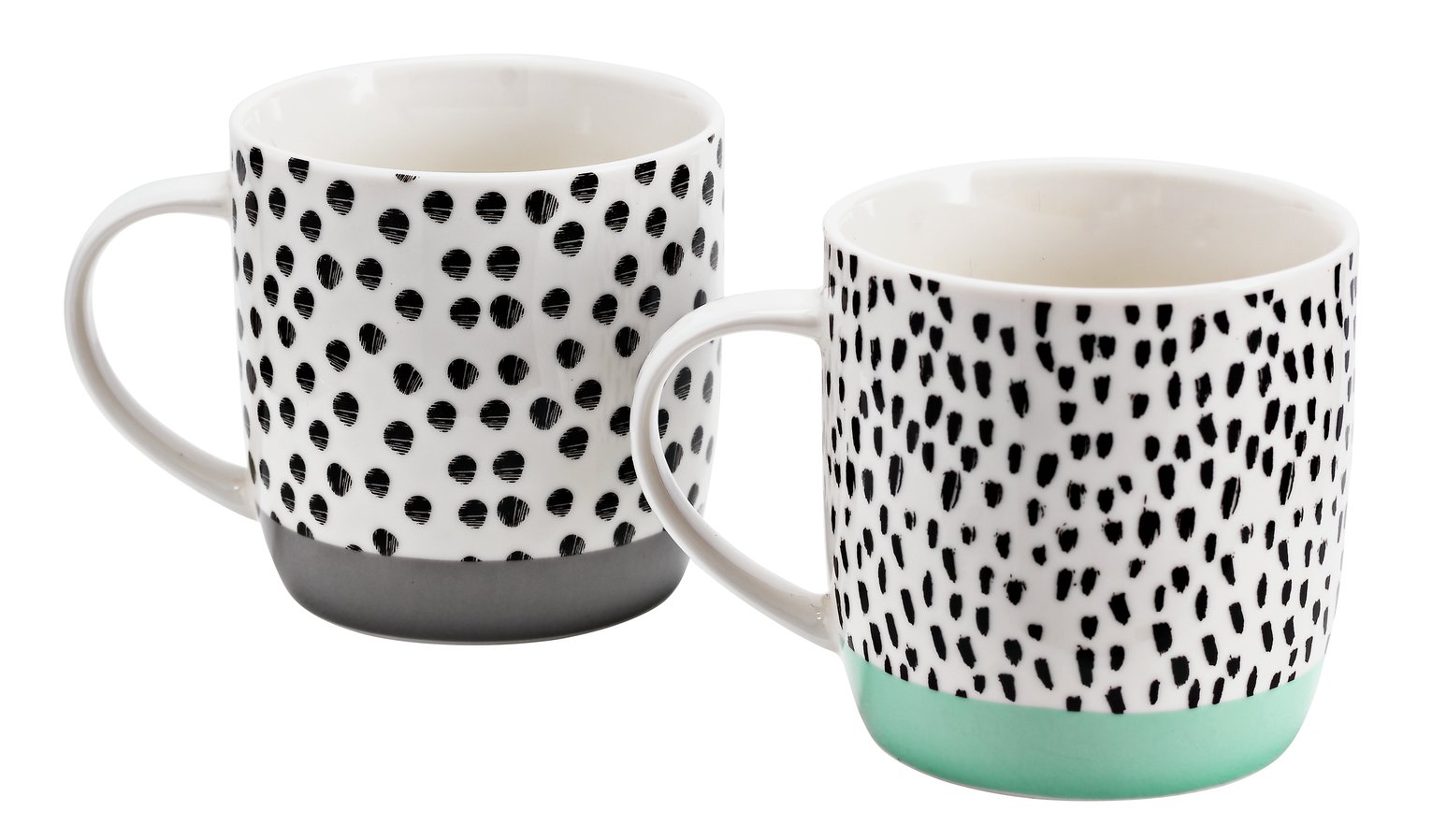 Sainsbury's Home Set of 4 Colour Flash and Dash Mugs Reviews