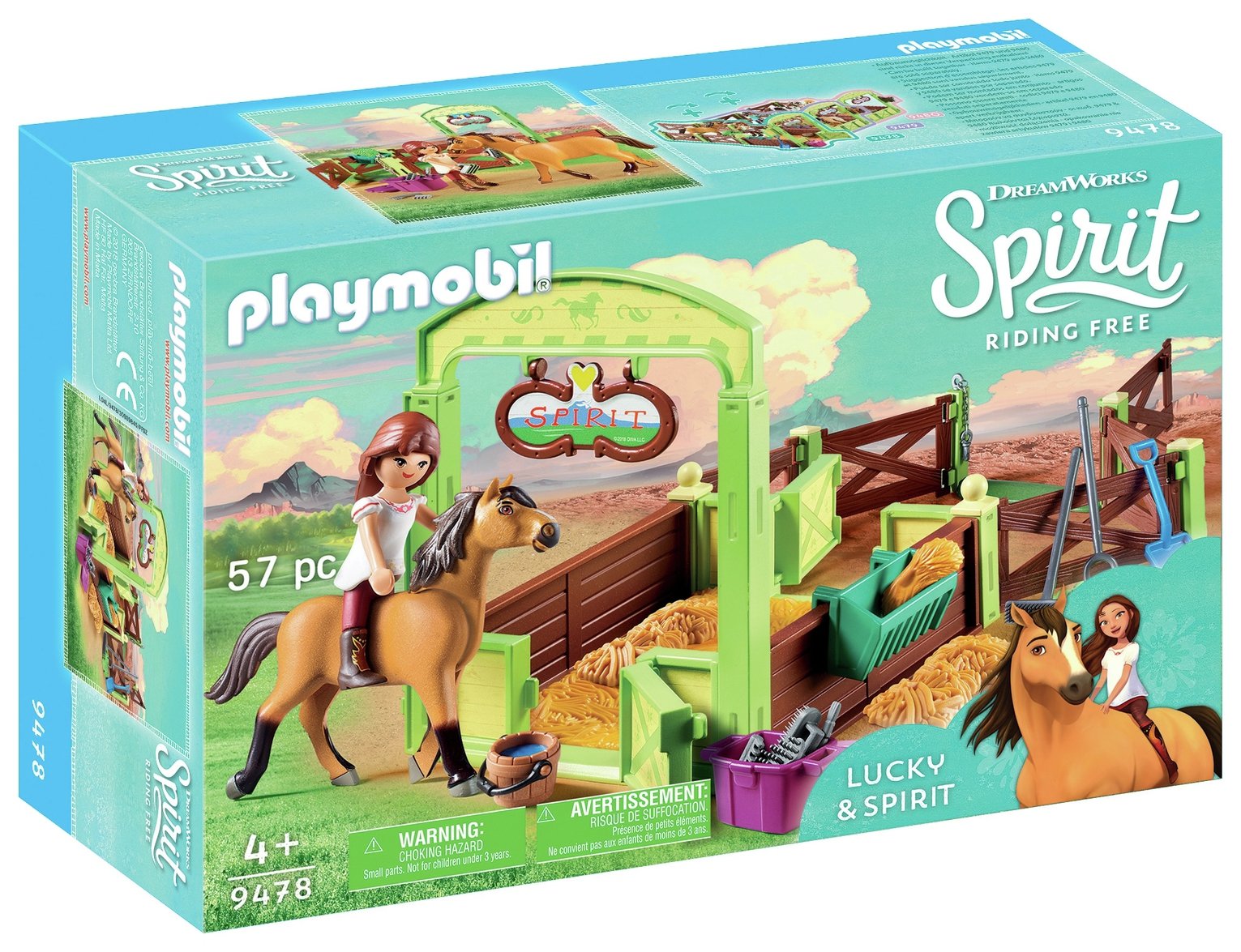 DreamWorks Spirit 9478 Lucky and Spirit with Horse Stall Reviews
