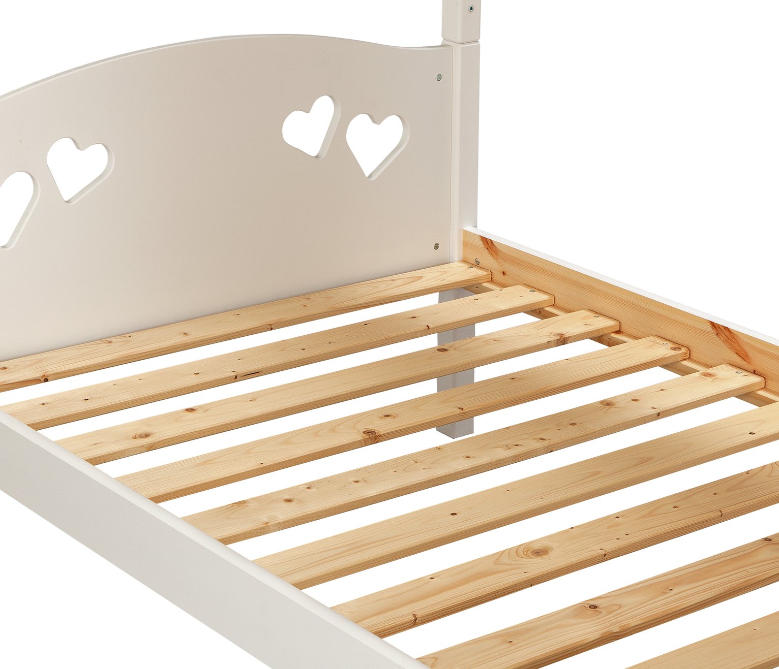 Argos Home Mia White Single Bunk Bed & 2 Kids Mattresses Reviews
