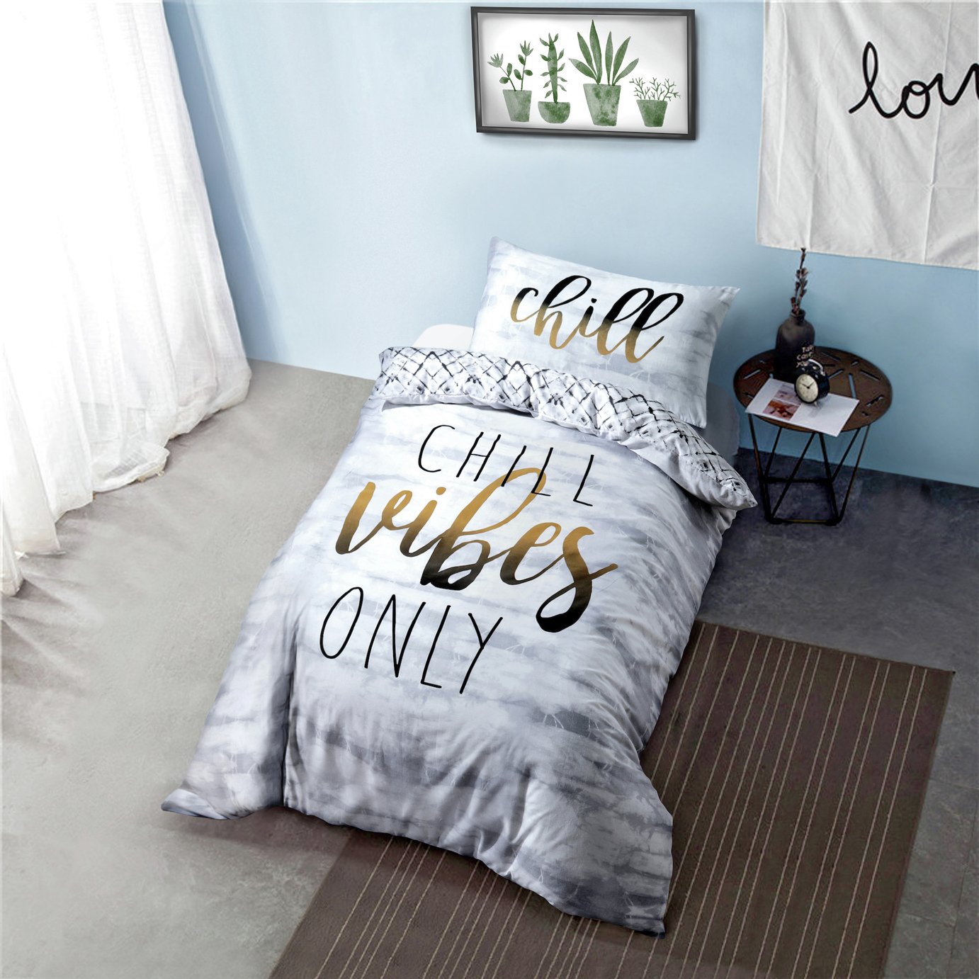 Argos Home Chill Slogan Bedding Set Reviews