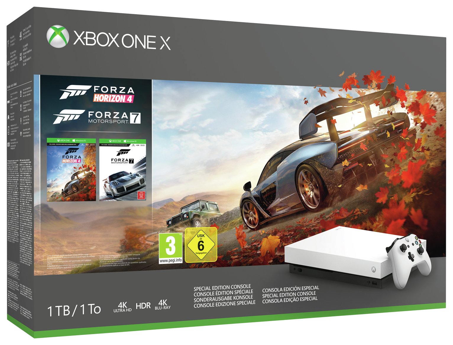 Xbox One X White 1TB Console & Forza Special Edition Bundle Reviews
