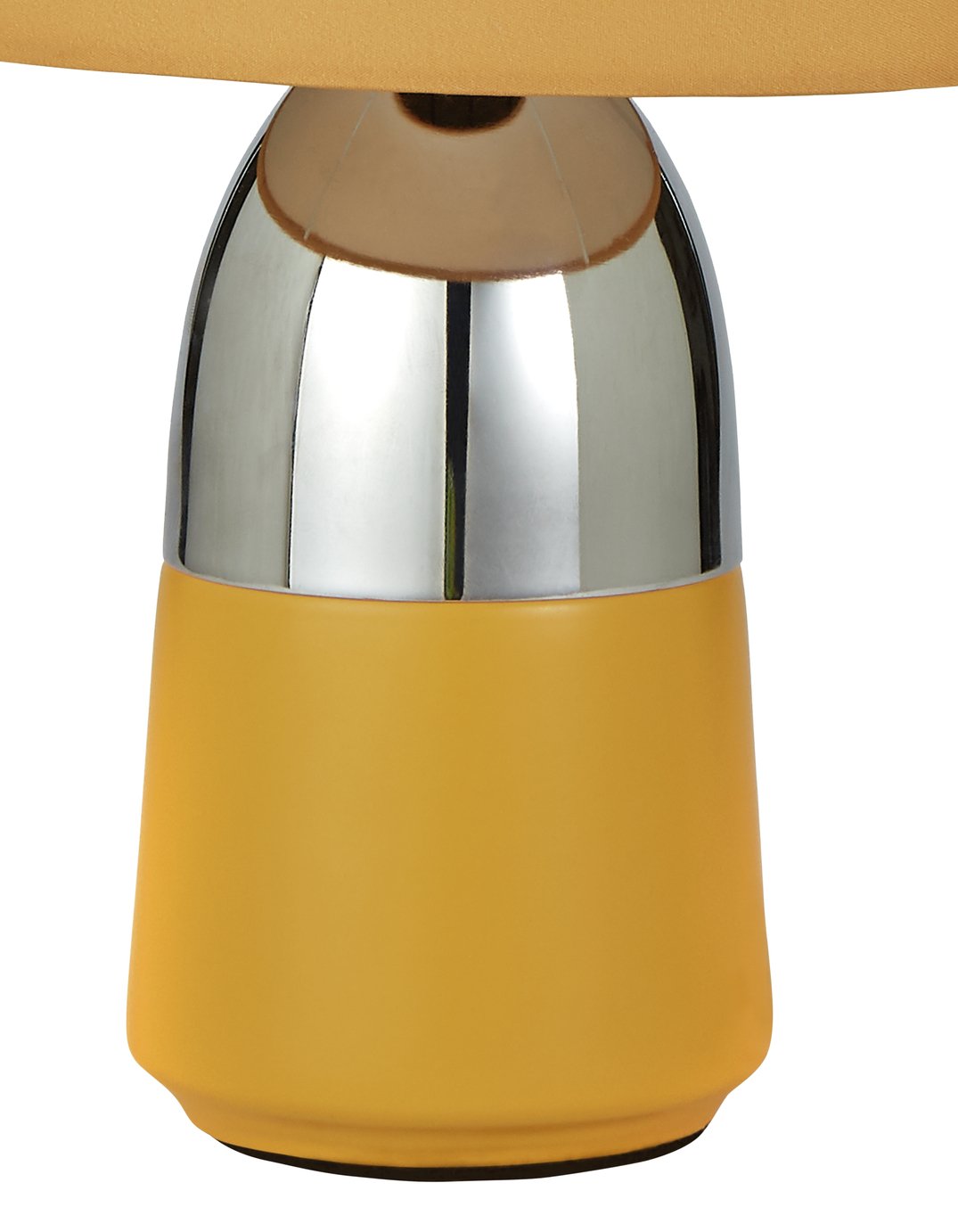 Argos Home Duno Mustard & Chrome Touch Table Lamp Reviews