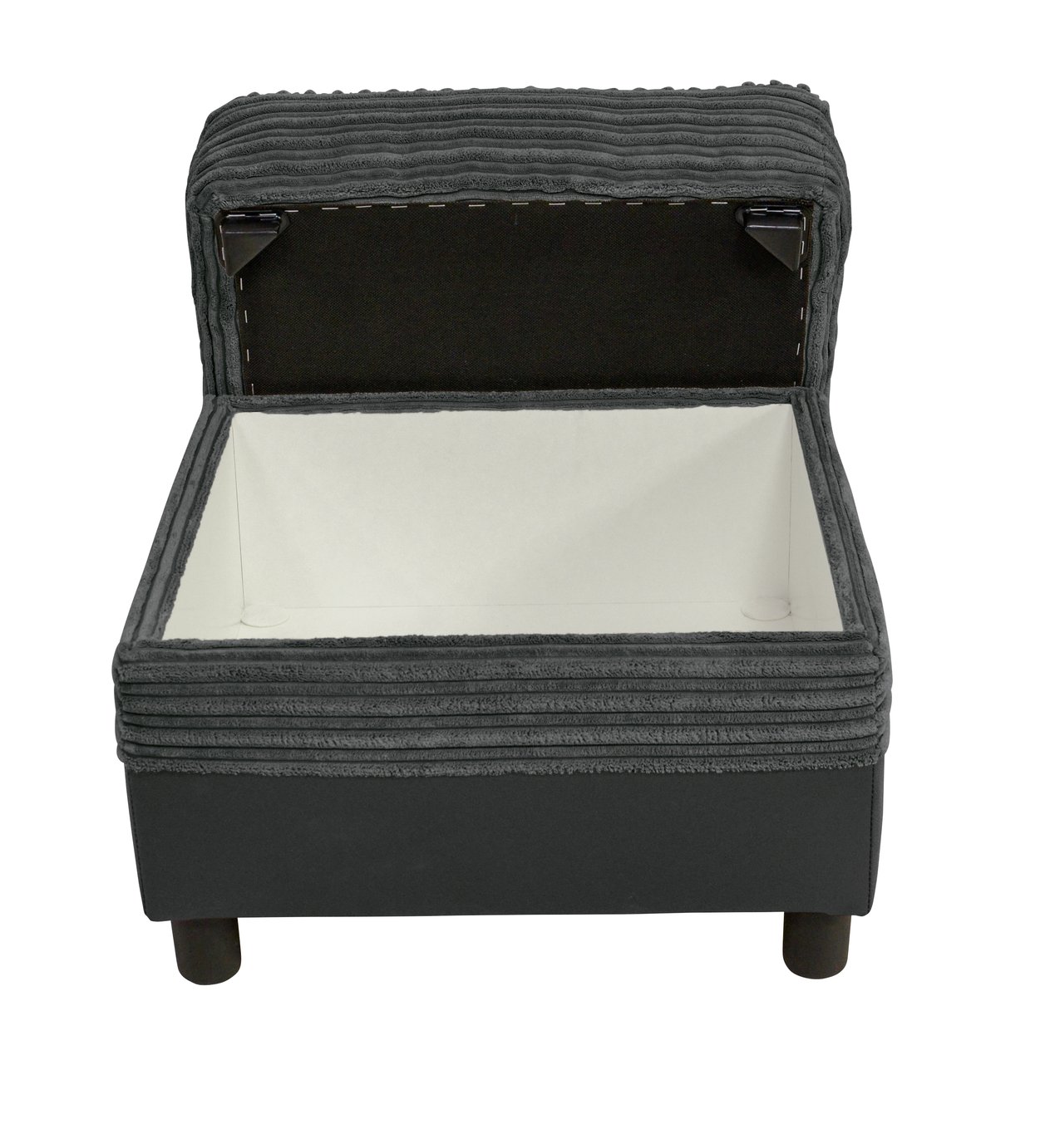 Argos Home Harry Fabric Storage Footstool Charcoal Reviews