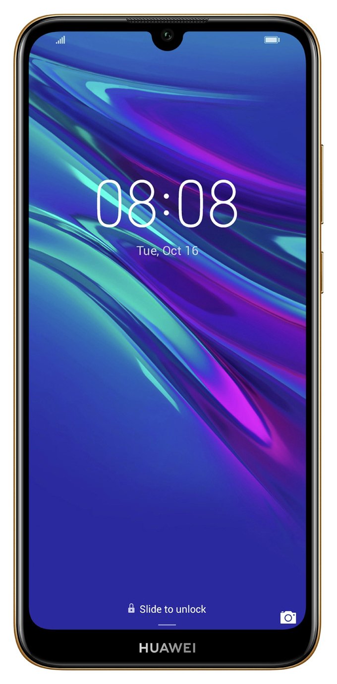 SIM Free Huawei Y6 32GB Mobile Phone Amber Brown (8678520) Argos