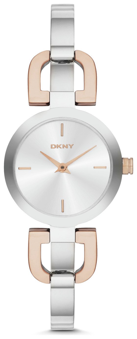 DKNY Ladies Silver Dial Stainless Steel Reade Watch Reviews