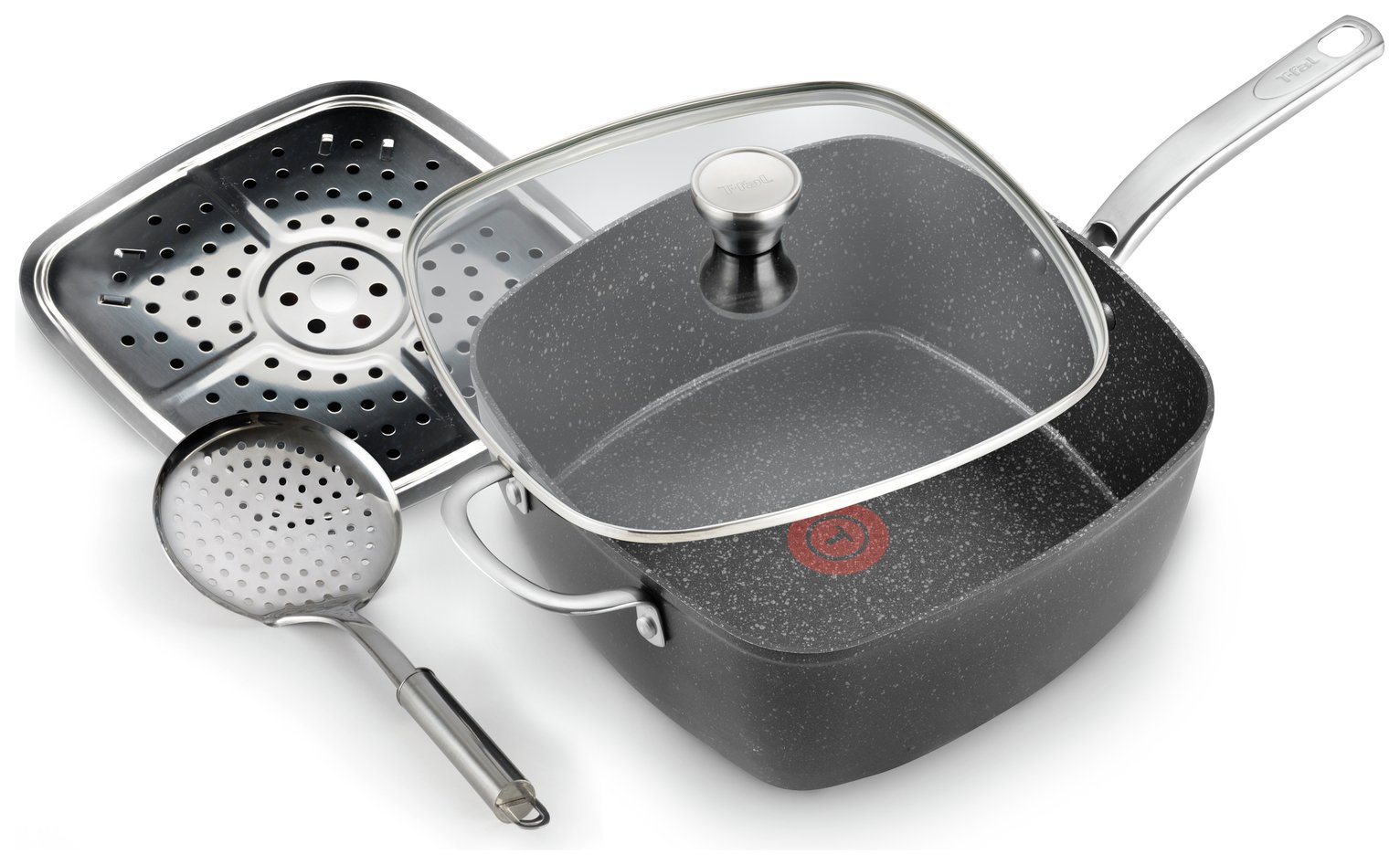 Tefal Titanium Excel AllinOne Square Pan and Glass Lid Reviews