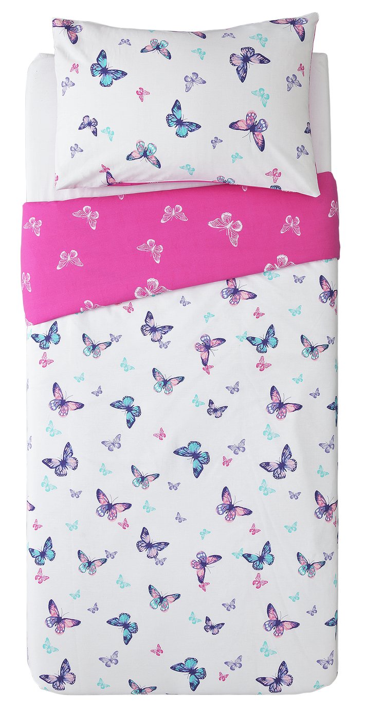 Argos Home Reverse Pink Butterfly Bedding Set Reviews