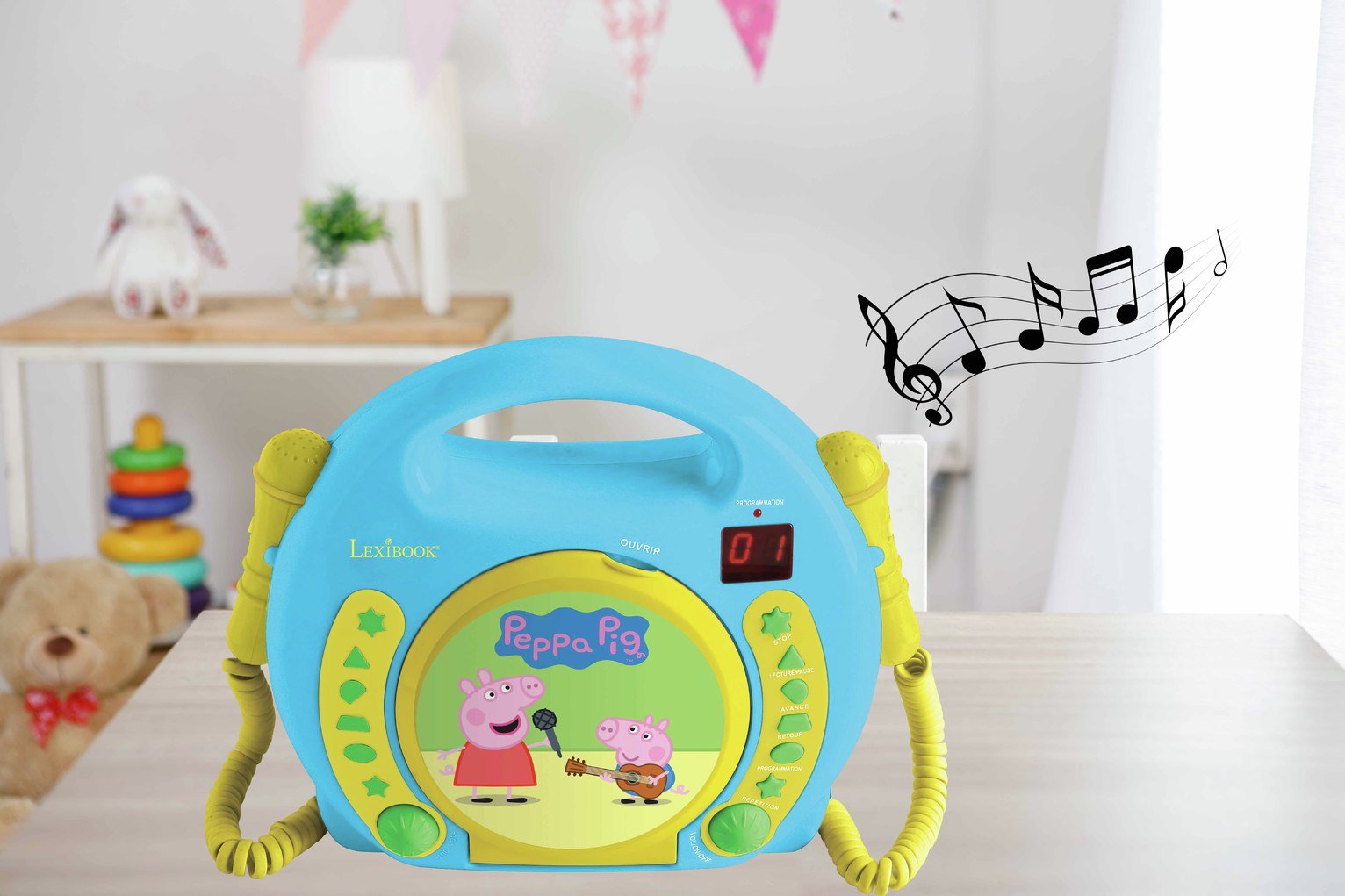 Peppa Pig Karaoke CD Player (7454226) Argos Price Tracker