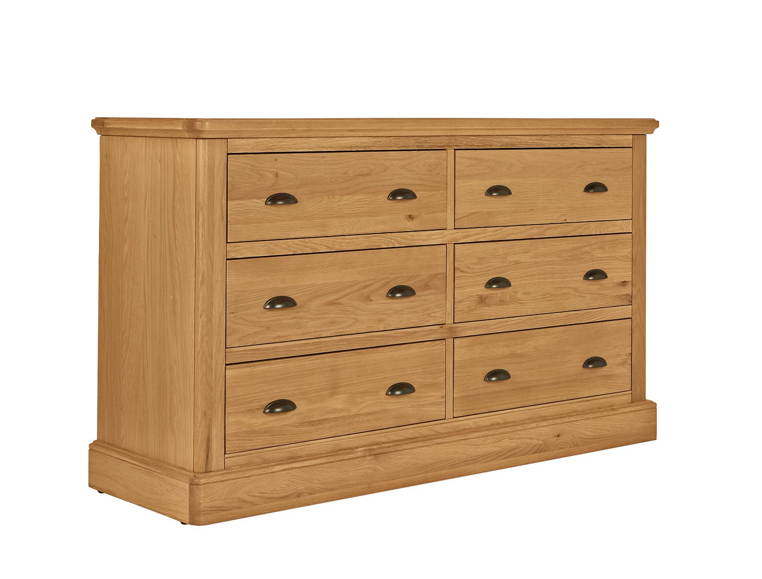 Argos Home Oakham Oak & Veneer 3+3 Drawer Chest Reviews