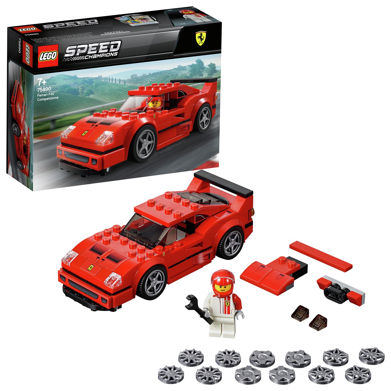 LEGO Speed Champions Ferrari F40 Toy Car Model Reviews