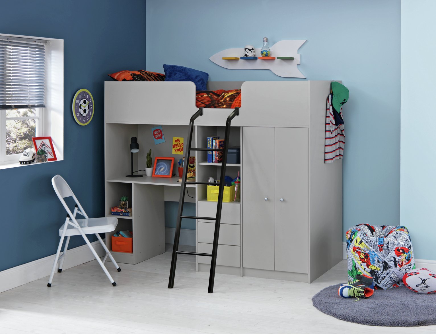 Argos Home Ohio Grey Single High Sleeper Bed Frame Reviews