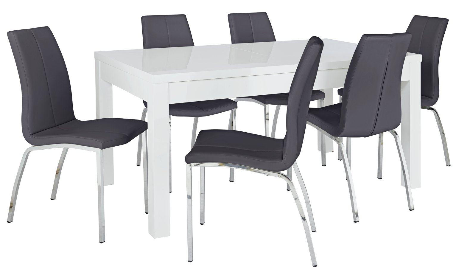 Argos Home Lyssa XL Extendable Table & 6 Milo Chairs Reviews