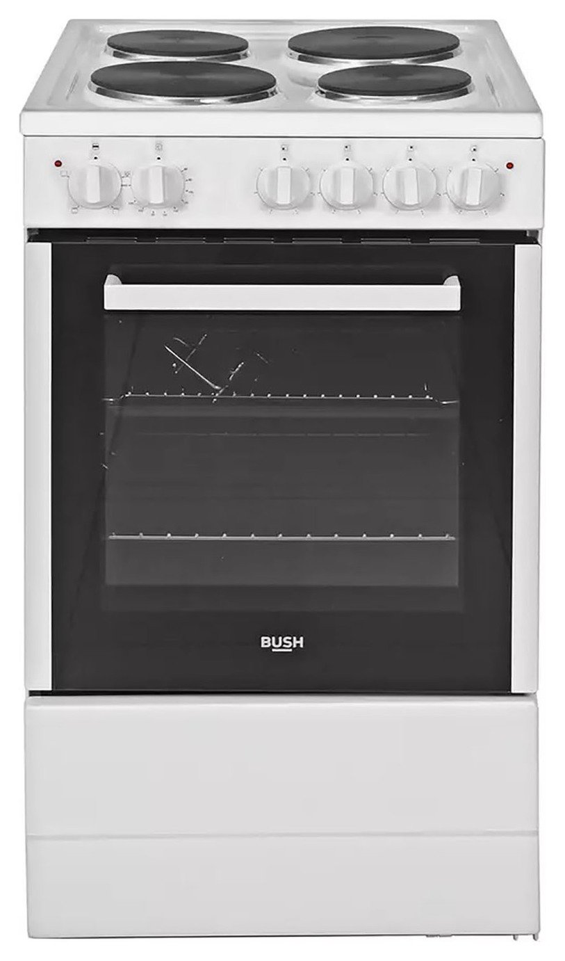 Bush BESAW50W 50cm Single Electric Cooker White (8833822) Argos