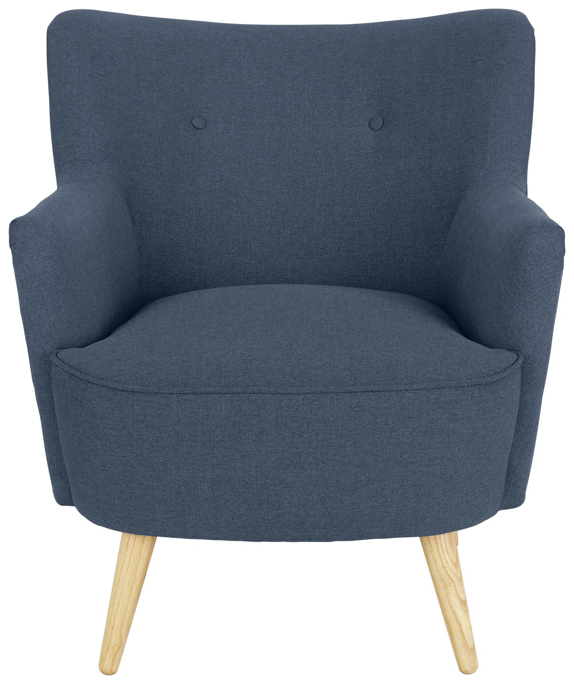 Habitat Franze Fabric Armchair Denim Blue (8835796) Argos Price