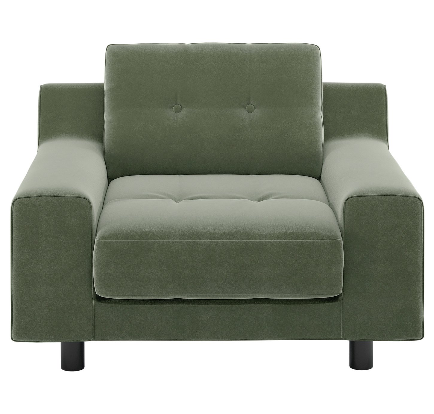 Habitat Hendricks Velvet Armchair Sage Green (8838982) Argos Price