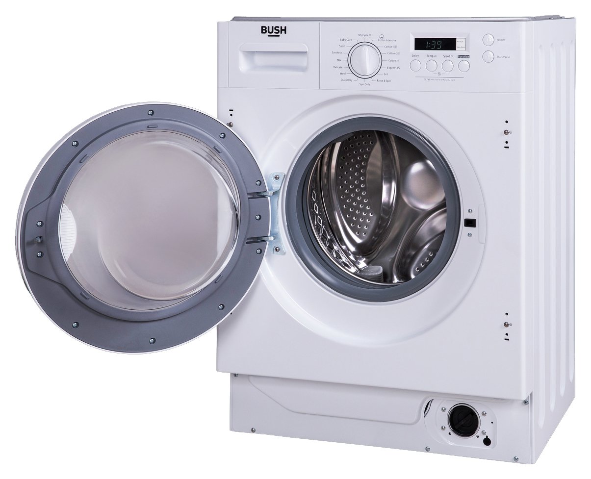 Bush WMNSINT812W 8KG 1200 Spin Washing Machine Reviews
