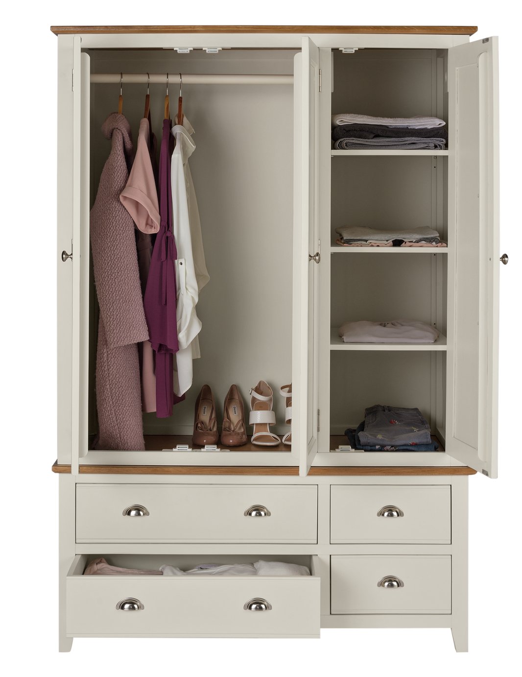 Argos Home Highbury 3 Door 4 Drawer Wardrobe Reviews Updated June 2024