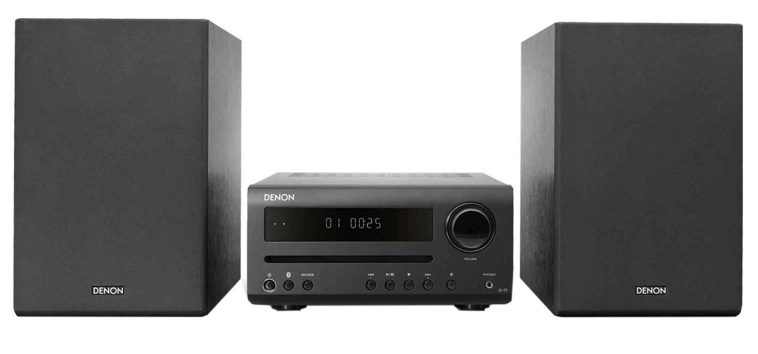 Denon DT1 HiFi Mini System with CD and Bluetooth Black Reviews