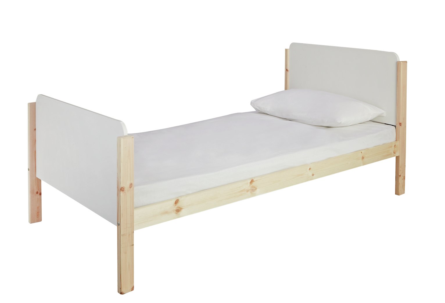 Argos Home Arlo White & Pine Single Bed Reviews