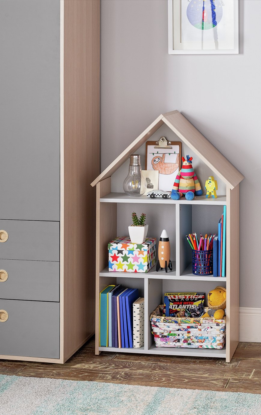 Argos Home Camden Grey & Acacia House Bookcase Reviews