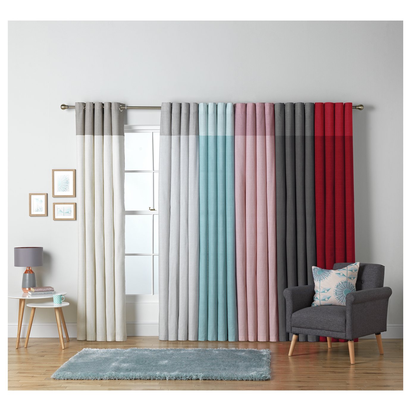 Argos Home Dublin Unlined Eyelet Curtains 168x183 Reviews