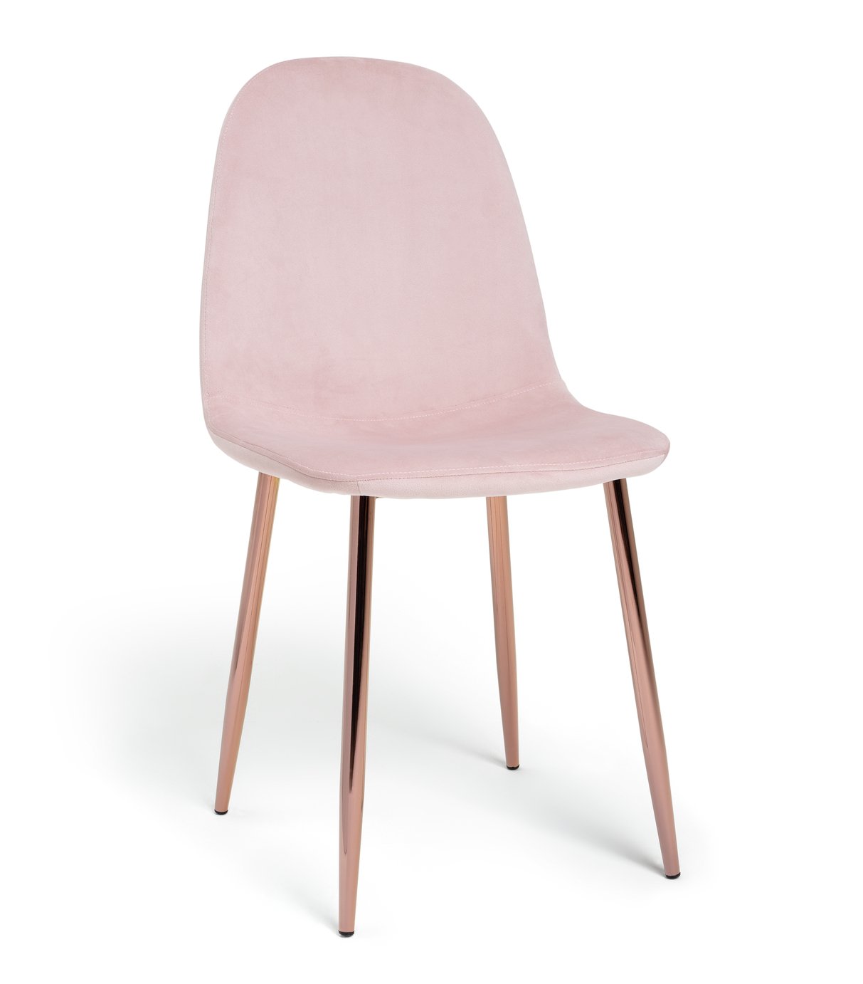 Habitat Beni Velvet Office Chair Blush (8888987) Argos Price