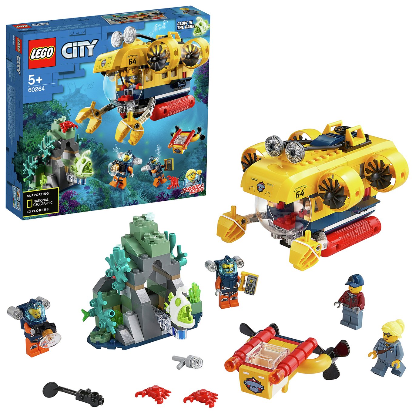 LEGO City Ocean Exploration Submarine Deep Sea Set 60264 Reviews