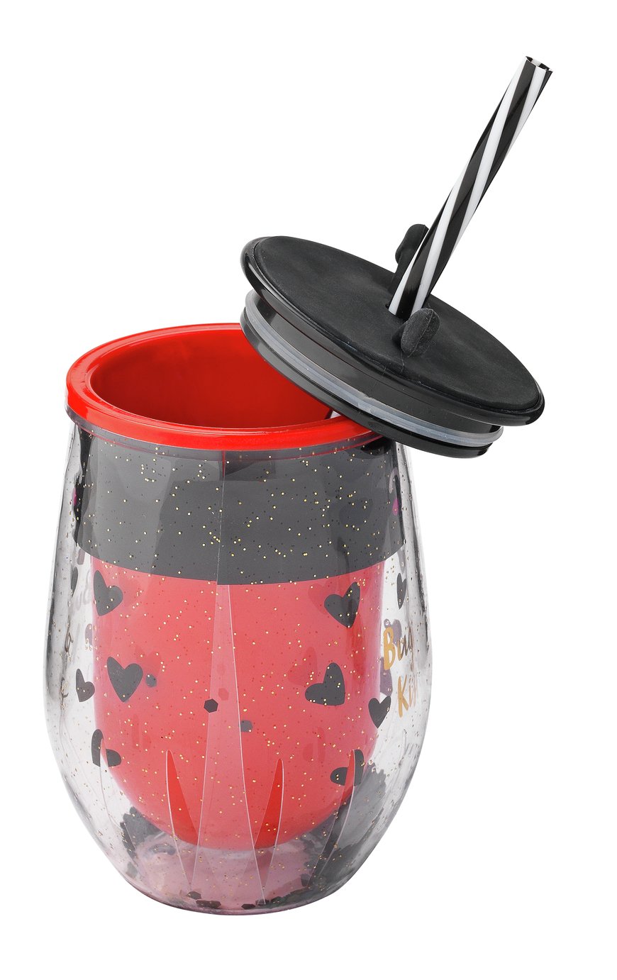 Argos Home Ladybird Drinks Cup with Straw Reviews
