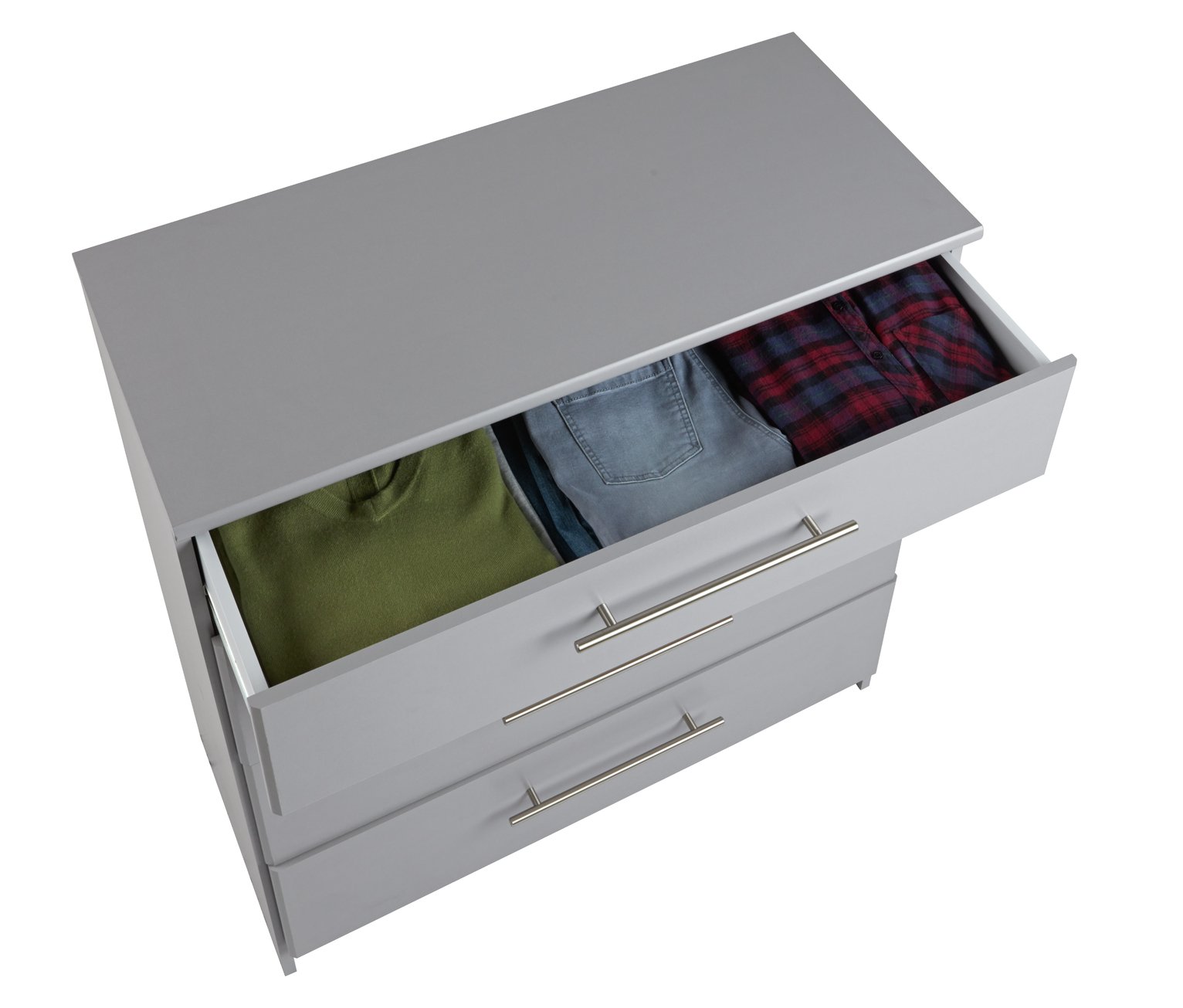 Argos Home Normandy Grey Extra Large 4 Drawer Chest Reviews