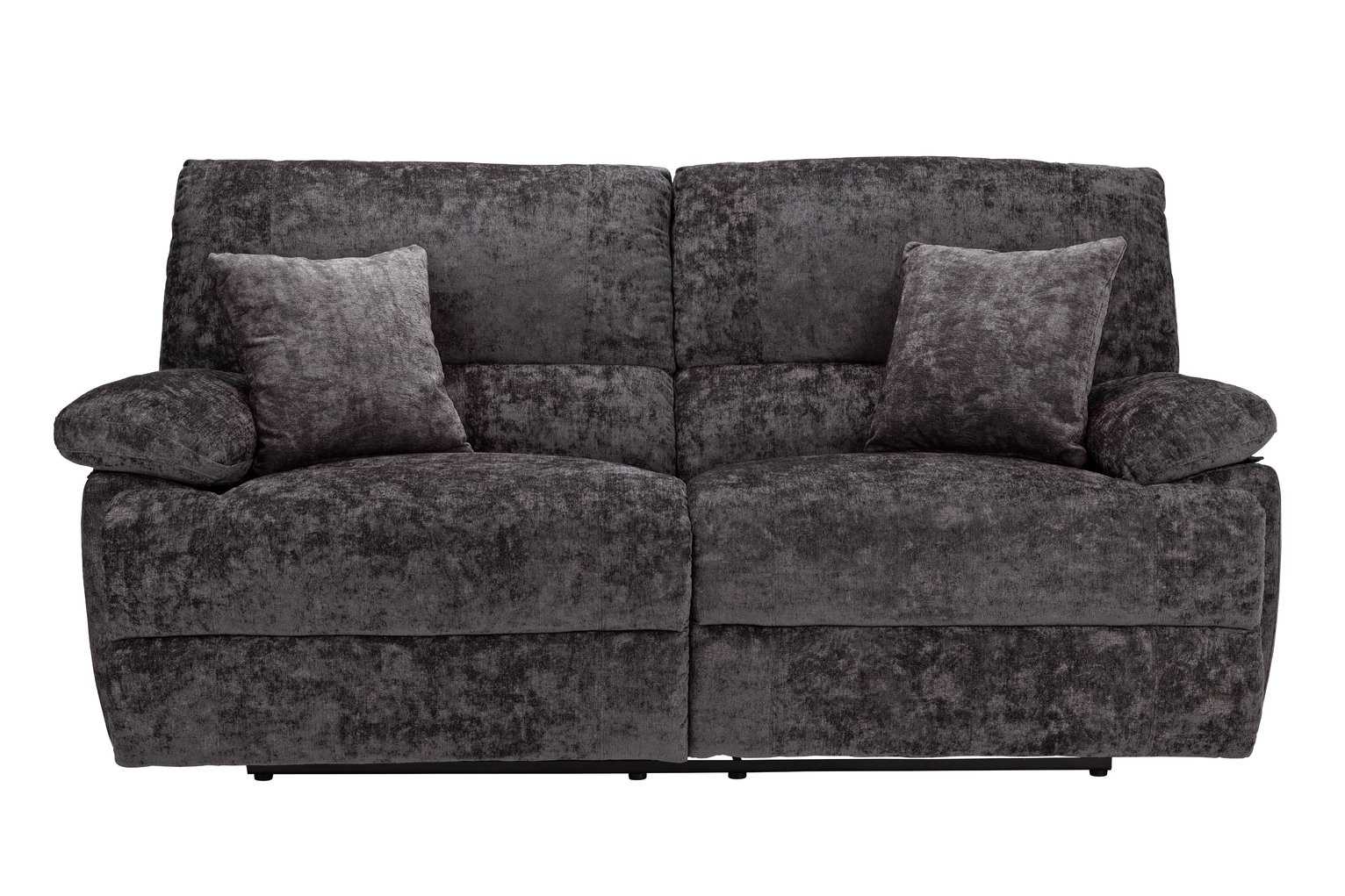 Argos Home Carmilla 3 Seater Fabric Recliner Sofa Charcoal (8935311