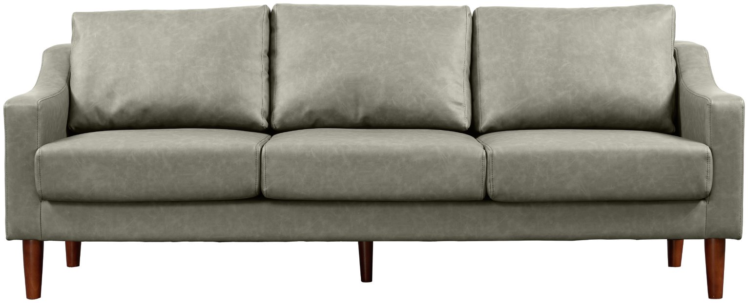 Argos Home Brixton 3 Seater Faux Leather Sofa Reviews